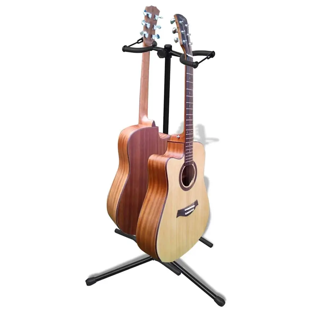 Adjustable Double Guitar Stand