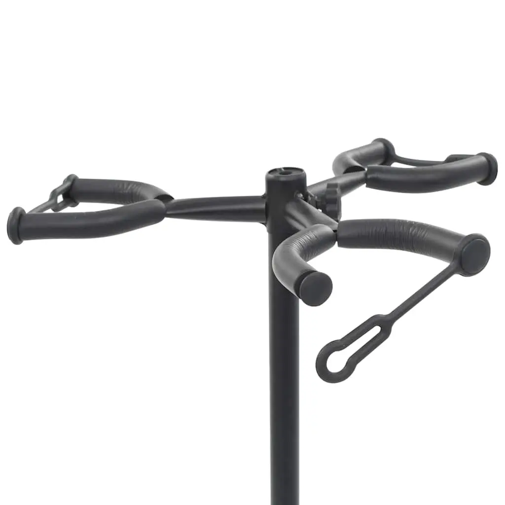 Guitar Stand Tripod Adjustable Black Steel Foam Neck Support Display