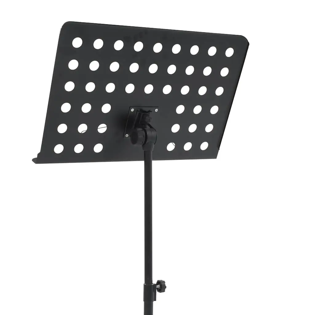 Music Book Stand Height Adjustable Tripod Legs Steel Black Orchestra Practice
