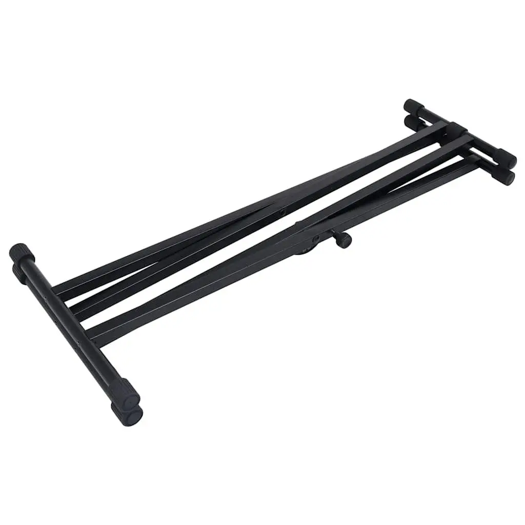 Adjustable Keyboard Stand and Stool Set Foldable Music Performance Practice