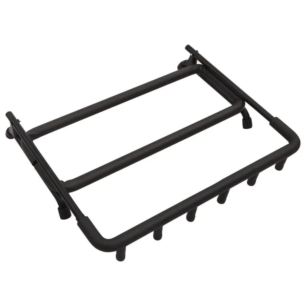 Guitar Stand 5 Section Folding Steel Frame Floor Rack Storage Holder Black