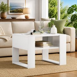 Specifications of White Rectangular Coffee Table with Storage
