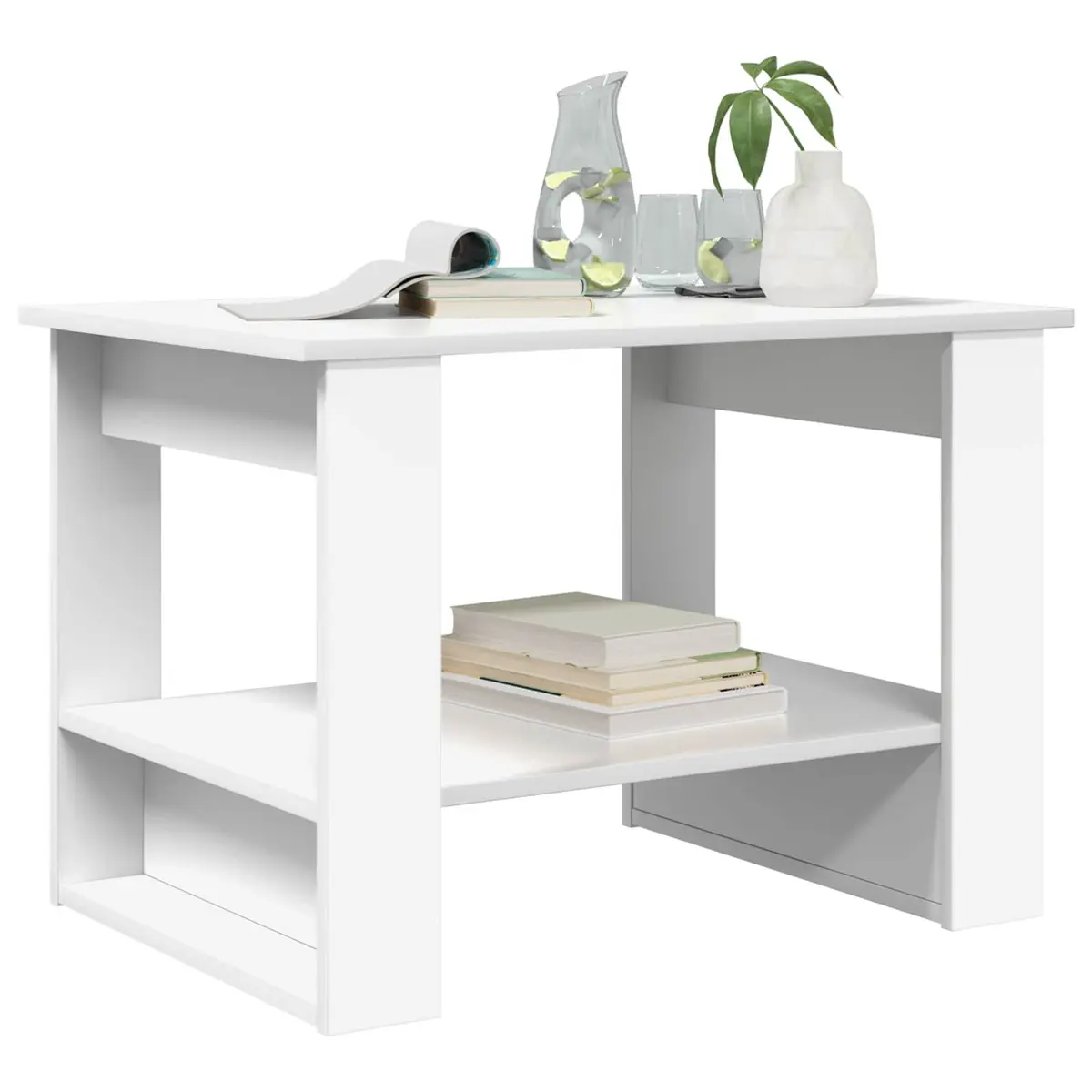 White Coffee Table 72x50x50cm