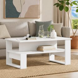 Specifications of White Rectangular Coffee Table