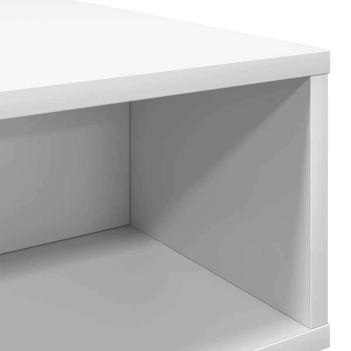White Engineered Wood Coffee Table