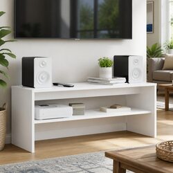 Specifications of White TV Cabinet for Entertainment Spaces