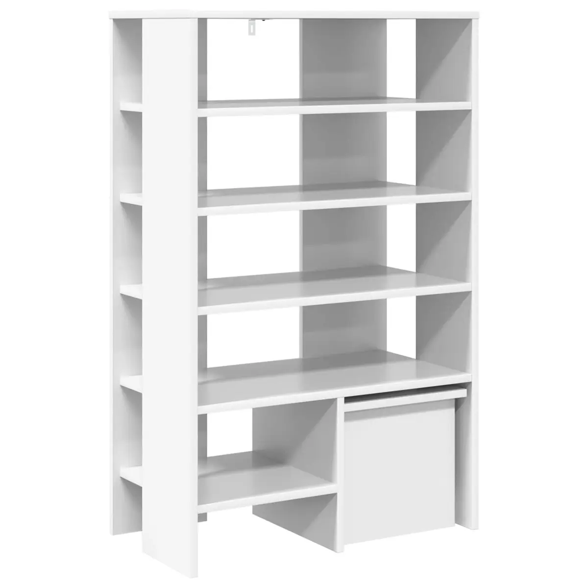 Shoe Cabinet with Shelf 2 pcs White Storage Organiser Modern Hallway Entryway