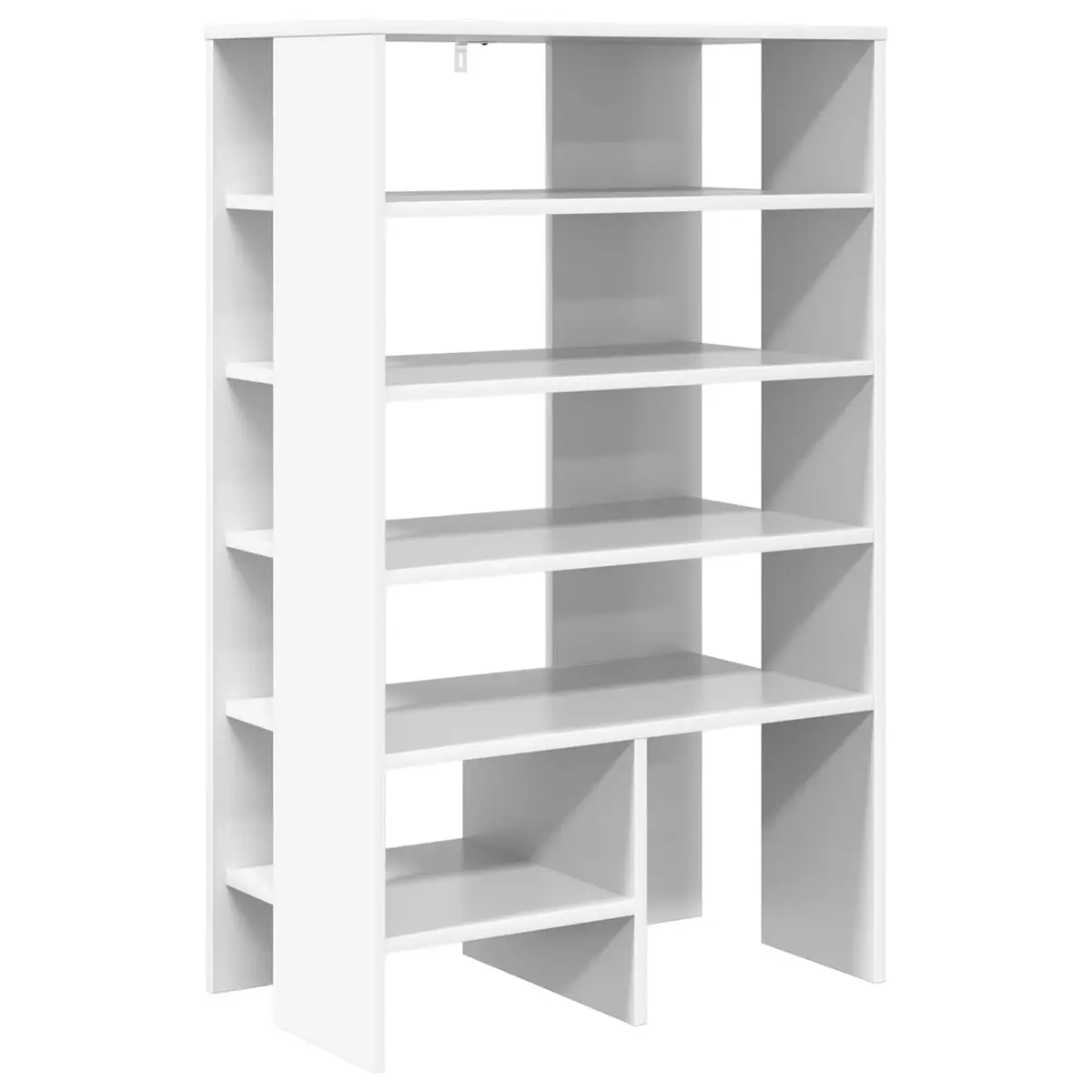 Shoe Cabinet with Shelf 2 pcs White Storage Organiser Modern Hallway Entryway