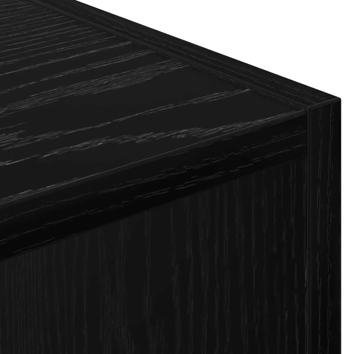 Black Oak Sideboard Storage Cabinet