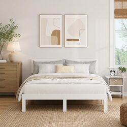 2-Piece White Bedside Table Set with Dimensions 41x40x45 cm