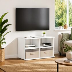 Specifications for Modern White TV Stand with Drawer