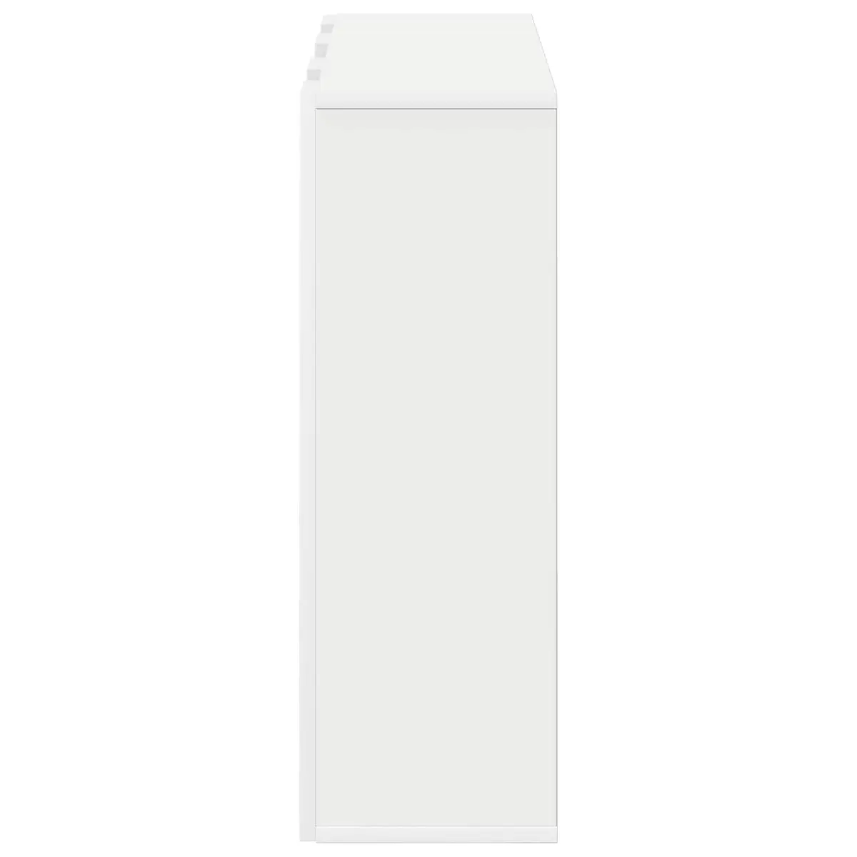 Sideboard White Storage Cabinet for Living Room 73.5 x 24 x 69.5 cm