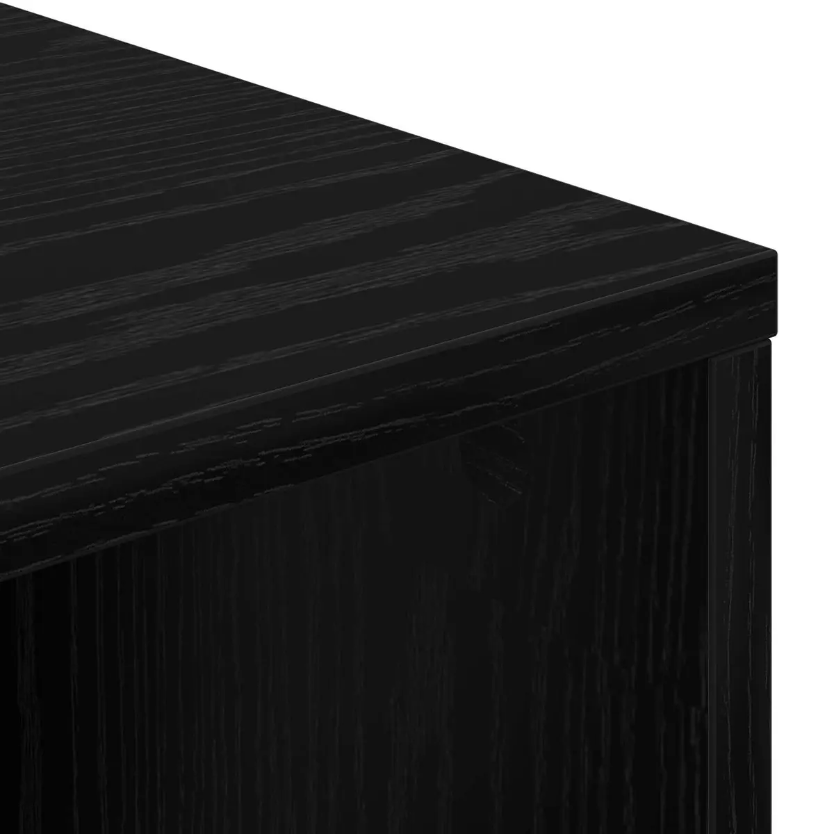 Sideboard with Drawer Black Oak Modern Buffet Cabinet Storage Furniture Living