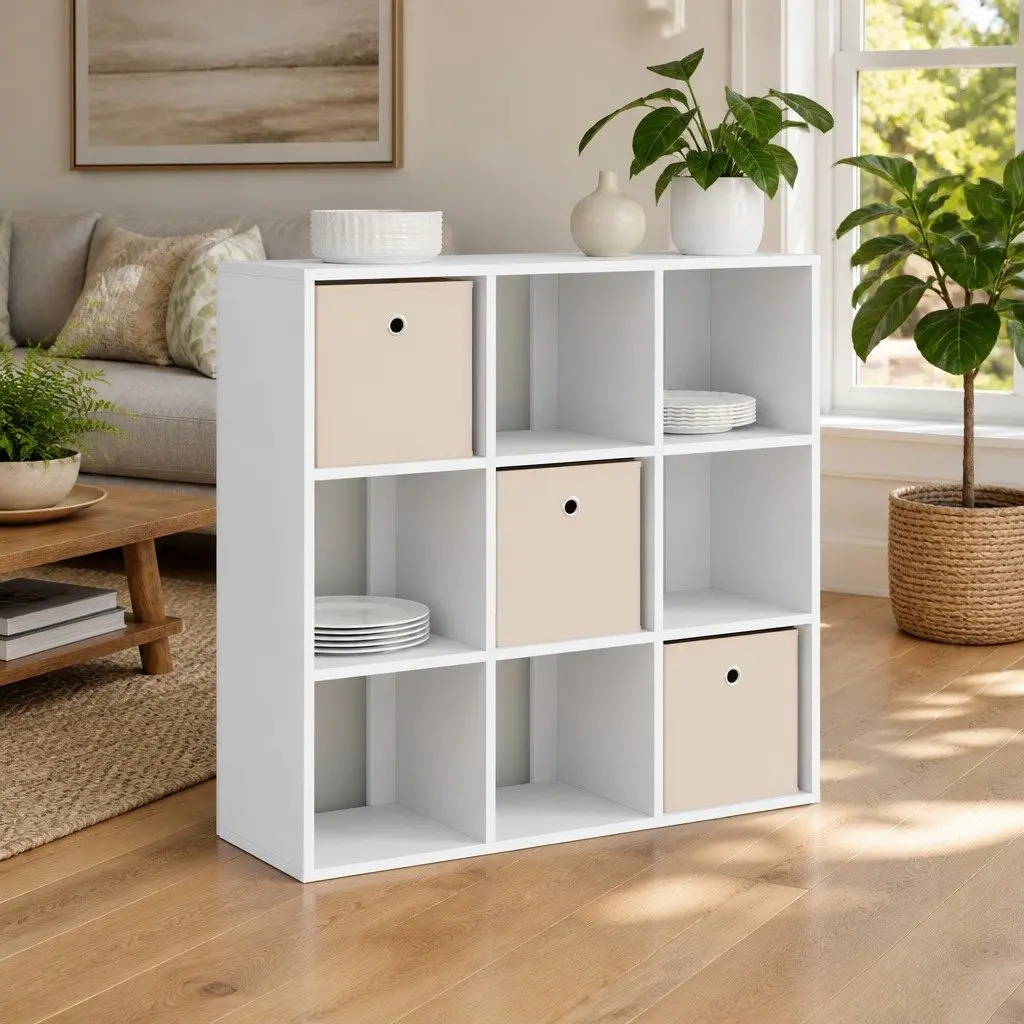 White Sideboard Storage Cabinet