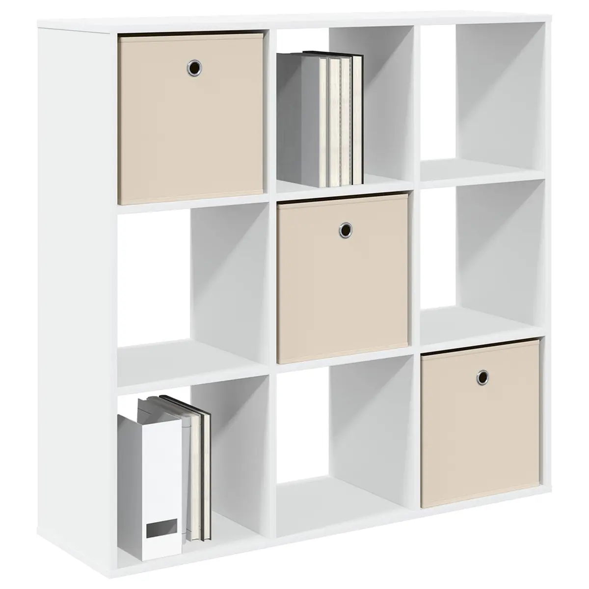 Sideboard Storage Cabinet Living Room White 102 x 31 x 99.5 cm