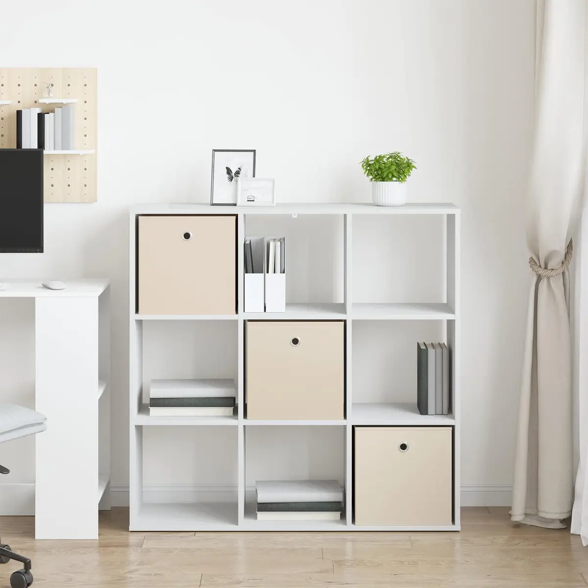 Sideboard Storage Cabinet Living Room White 102 x 31 x 99.5 cm