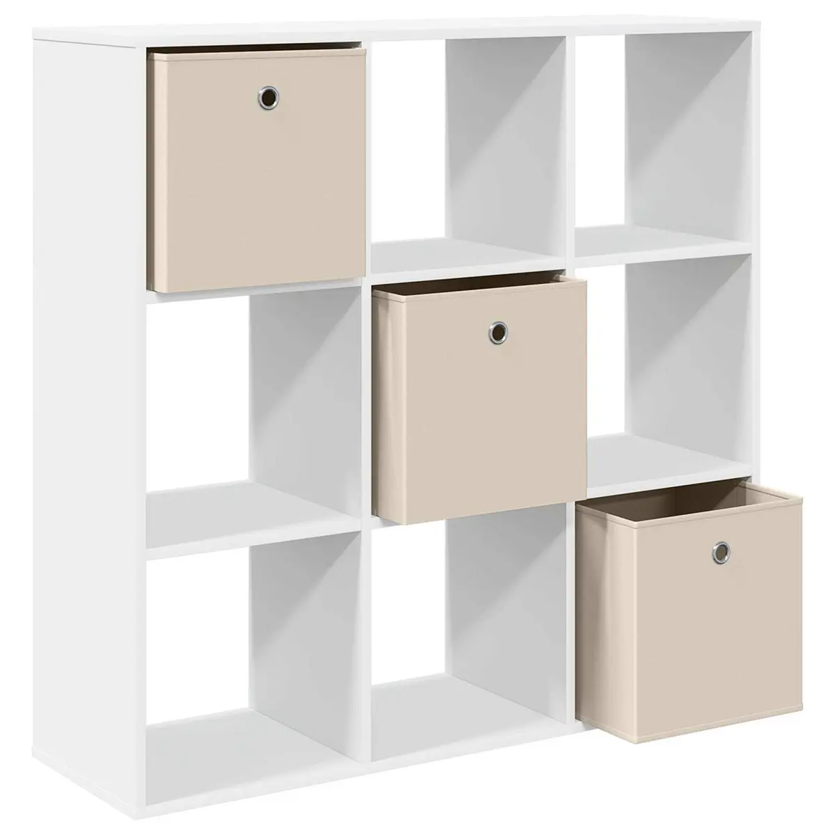 Sideboard Storage Cabinet Living Room White 102 x 31 x 99.5 cm