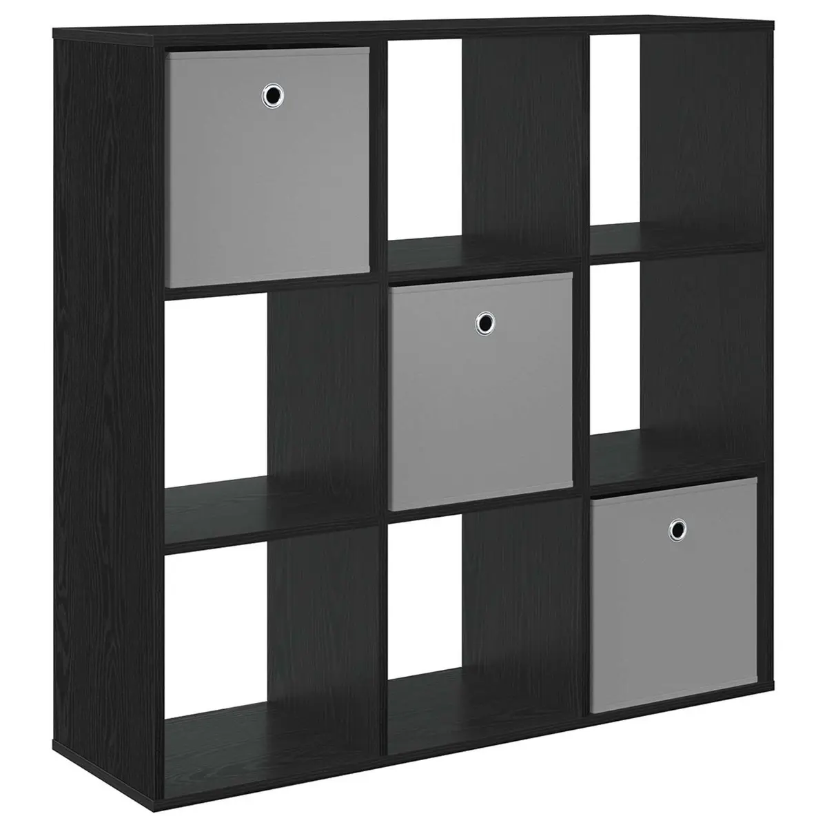 Sideboard Storage Cabinet Living Room Black Oak 102 x 31 x 99.5 cm