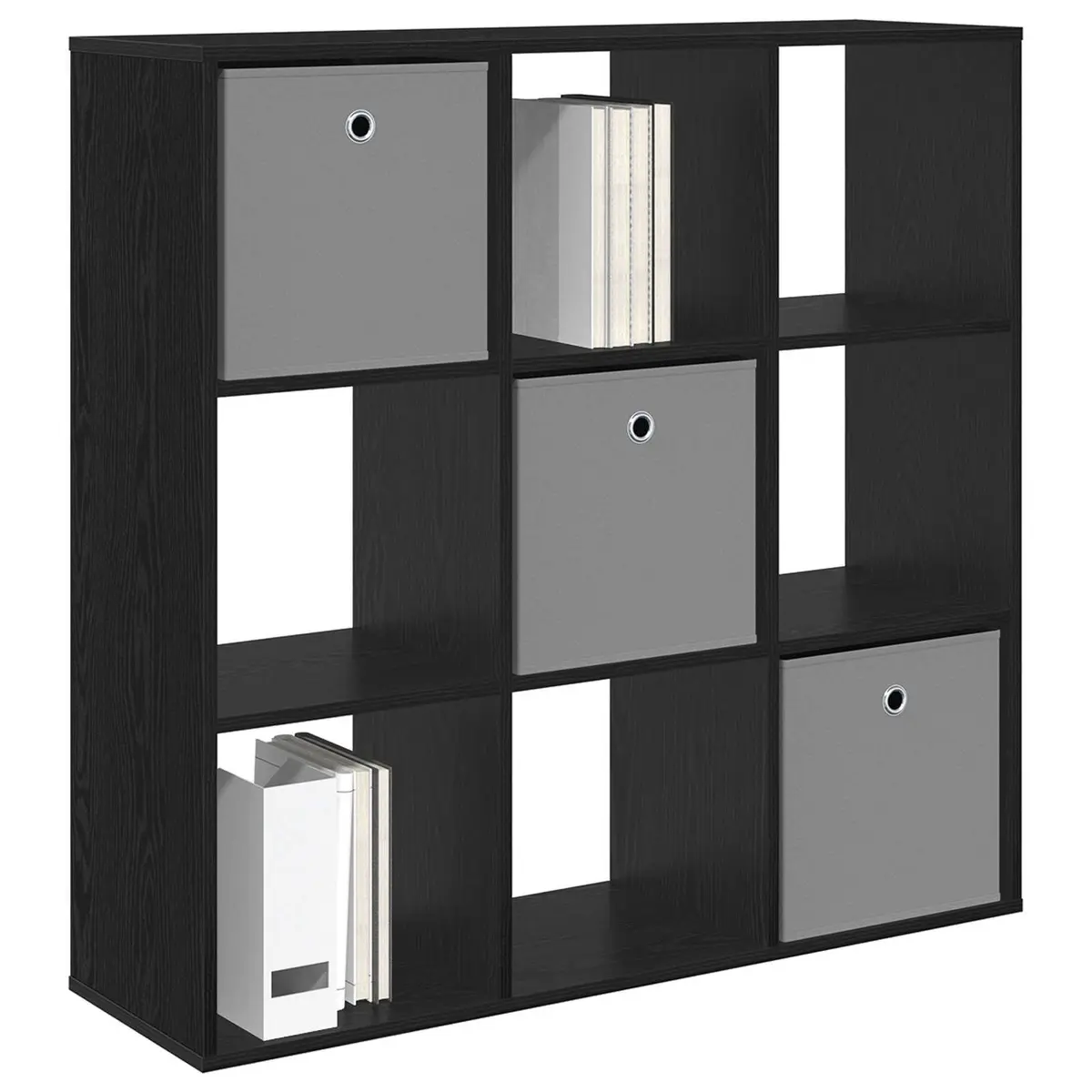 Sideboard Storage Cabinet Living Room Black Oak 102 x 31 x 99.5 cm