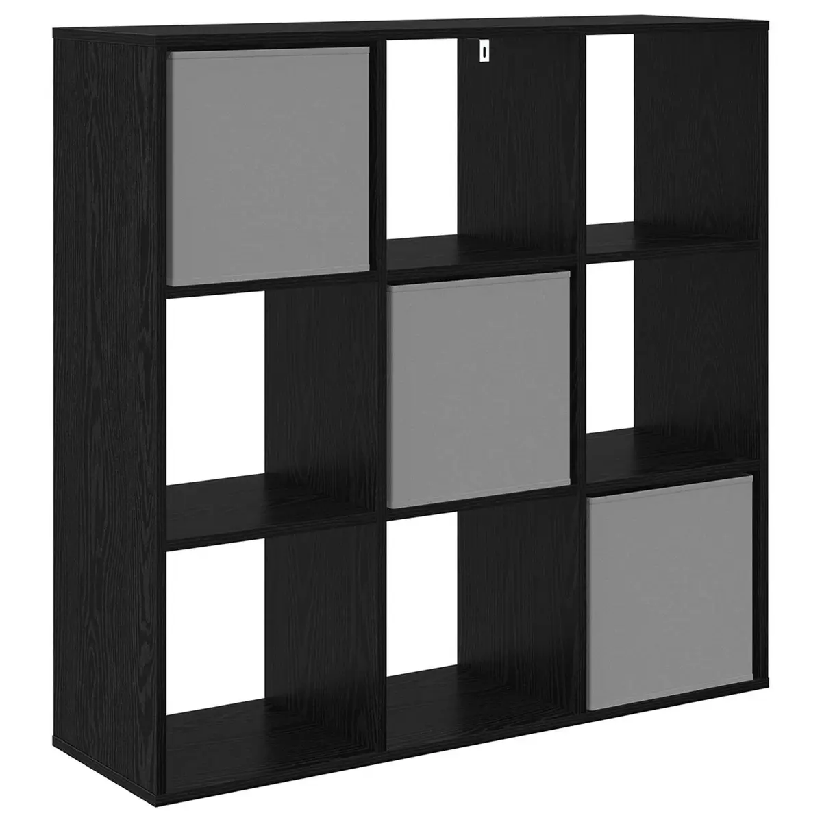 Sideboard Storage Cabinet Living Room Black Oak 102 x 31 x 99.5 cm