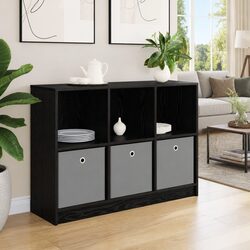 Black Oak Sideboard Storage Cabinet – 102 x 32 x 73.5 cm