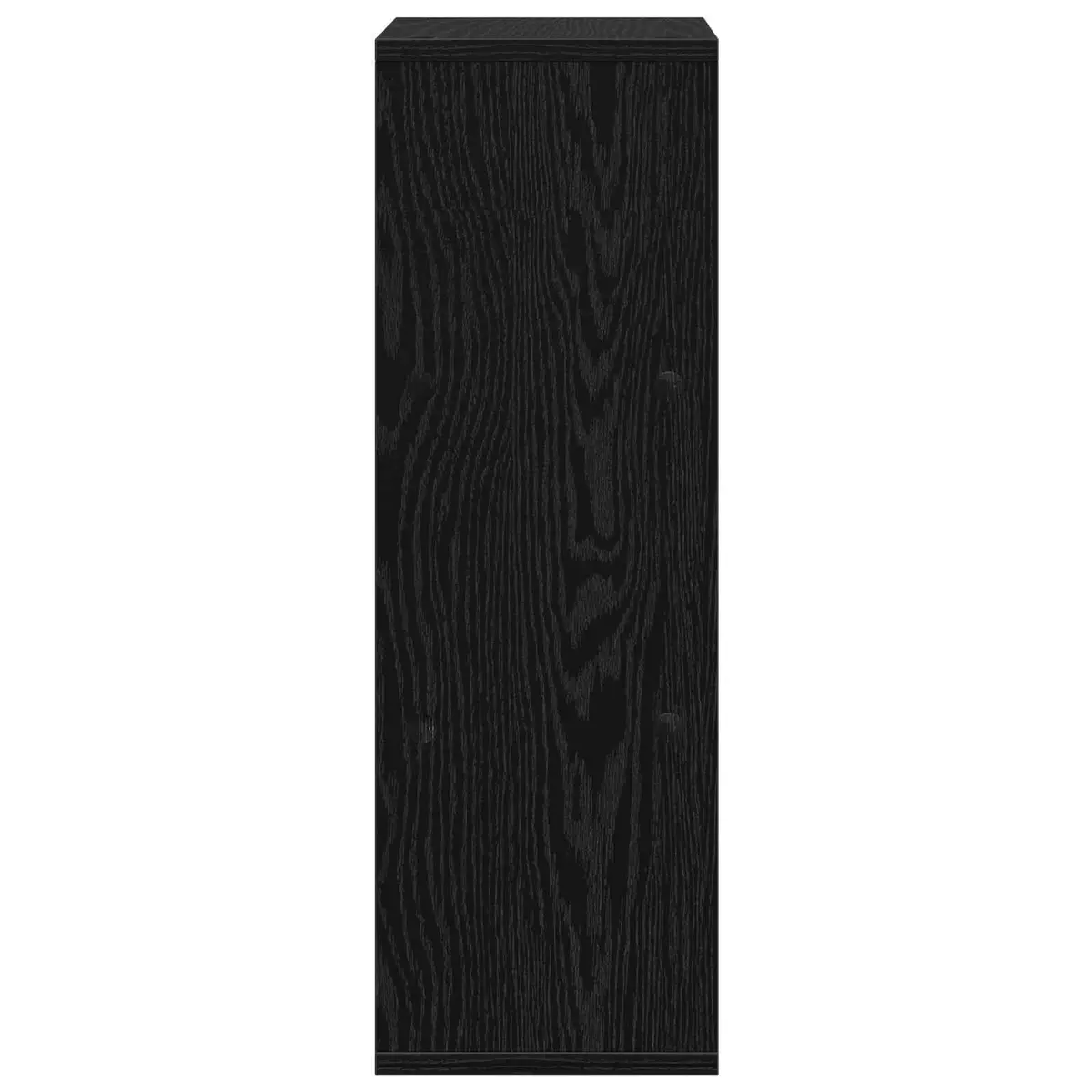 Black Oak Sideboard with Drawer and Shelves