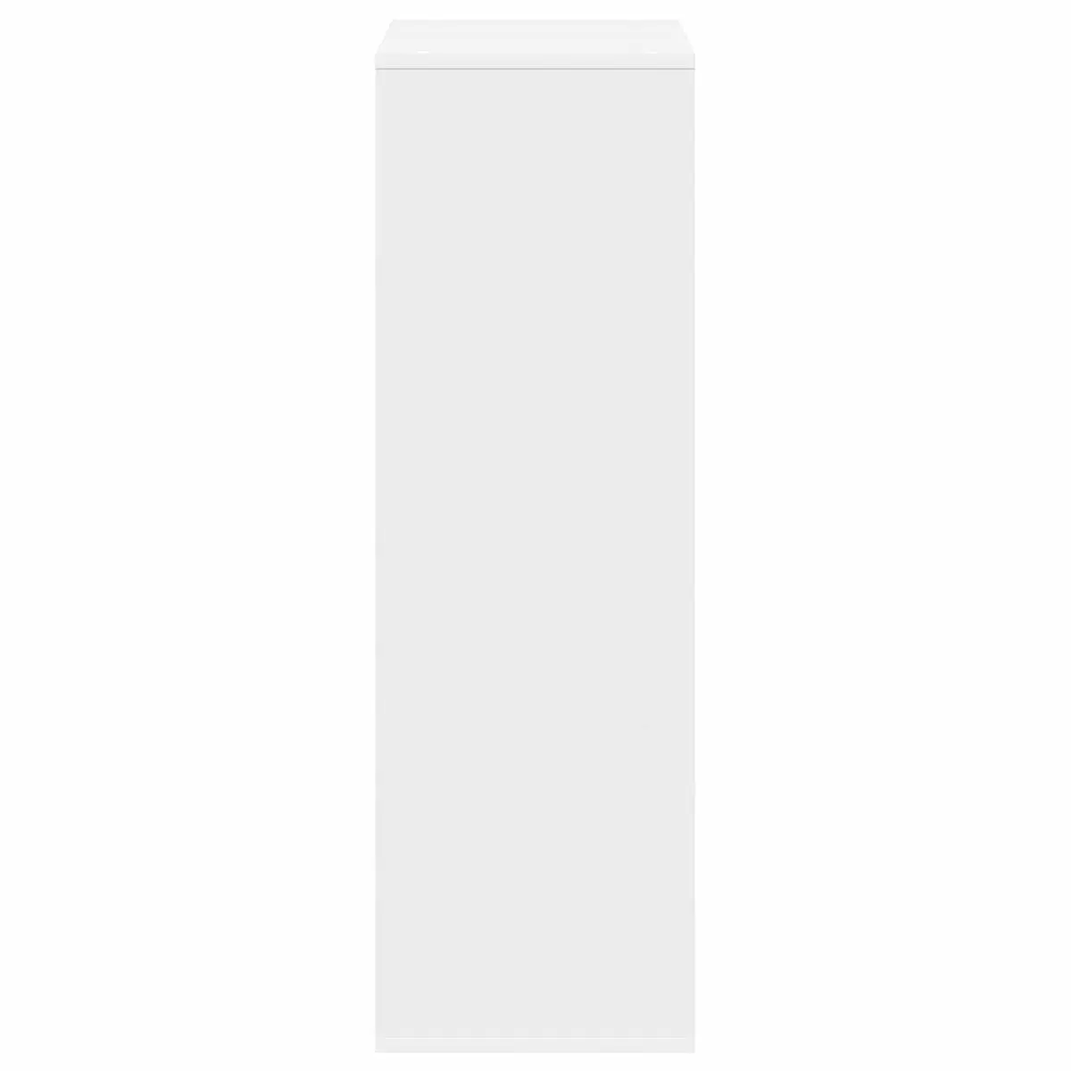White Sideboard with Drawer for Living Room 35 x 32 x 99.5 cm Modern Storage Cabinet