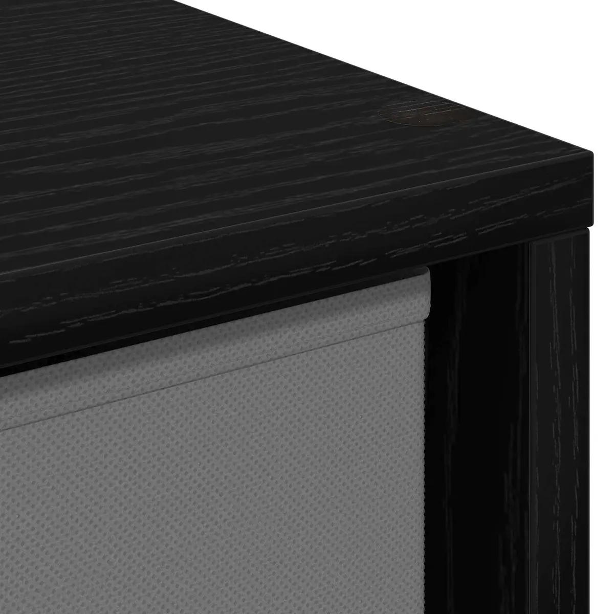 Sideboard Storage Cabinet Black Oak 35x32x99.5cm with Drawer for Living Room