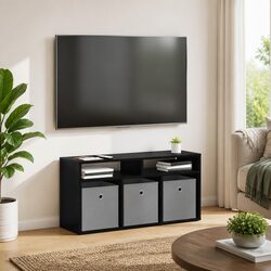 Specifications for Black Oak Modern Lowboard TV Unit 87cm