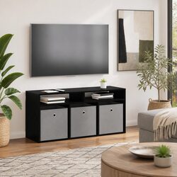 TV Lowboard Specifications: 102x32x48.5cm, Black Oak