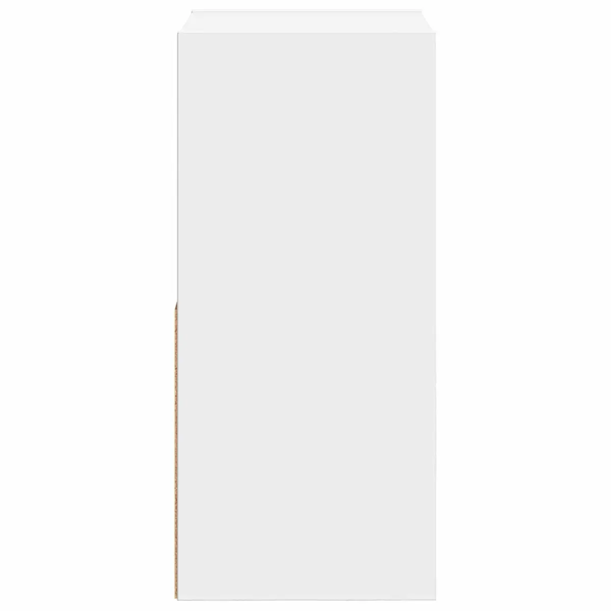 Bedside Table 2 pcs White 30.5 x 27 x 59.5 cm with Drawers Recessed Handles