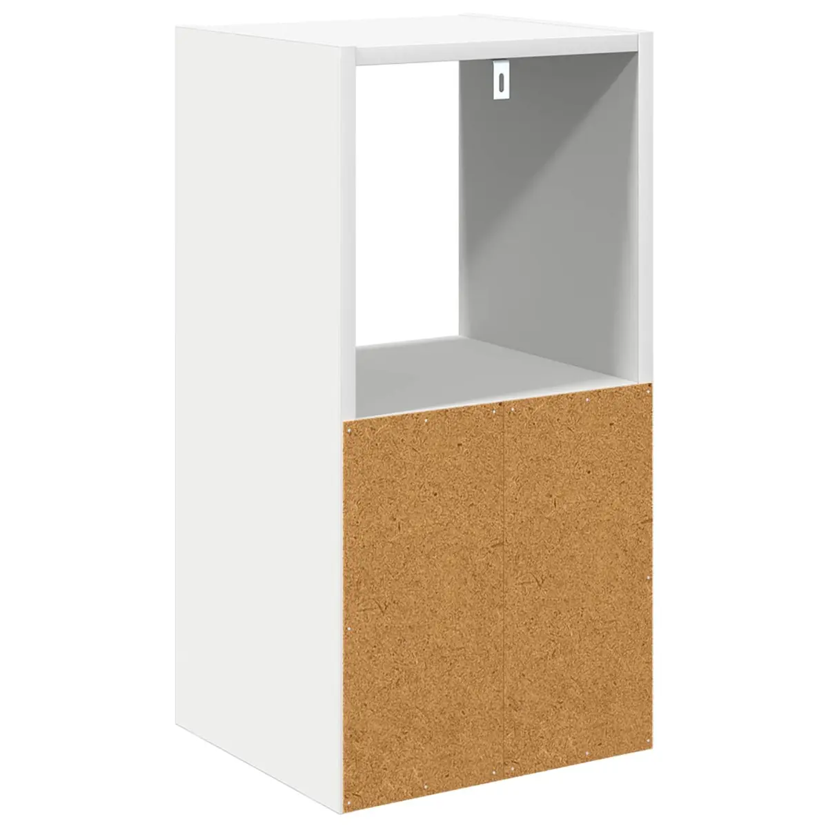 Bedside Table 2 pcs White 30.5 x 27 x 59.5 cm with Drawers Recessed Handles