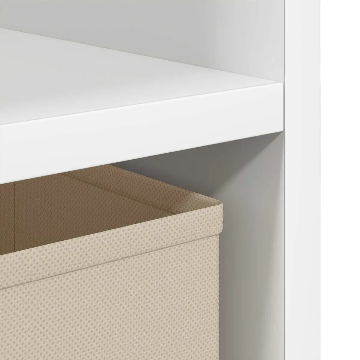 Bedside Table 2 pcs White 30.5 x 27 x 59.5 cm with Drawers Recessed Handles