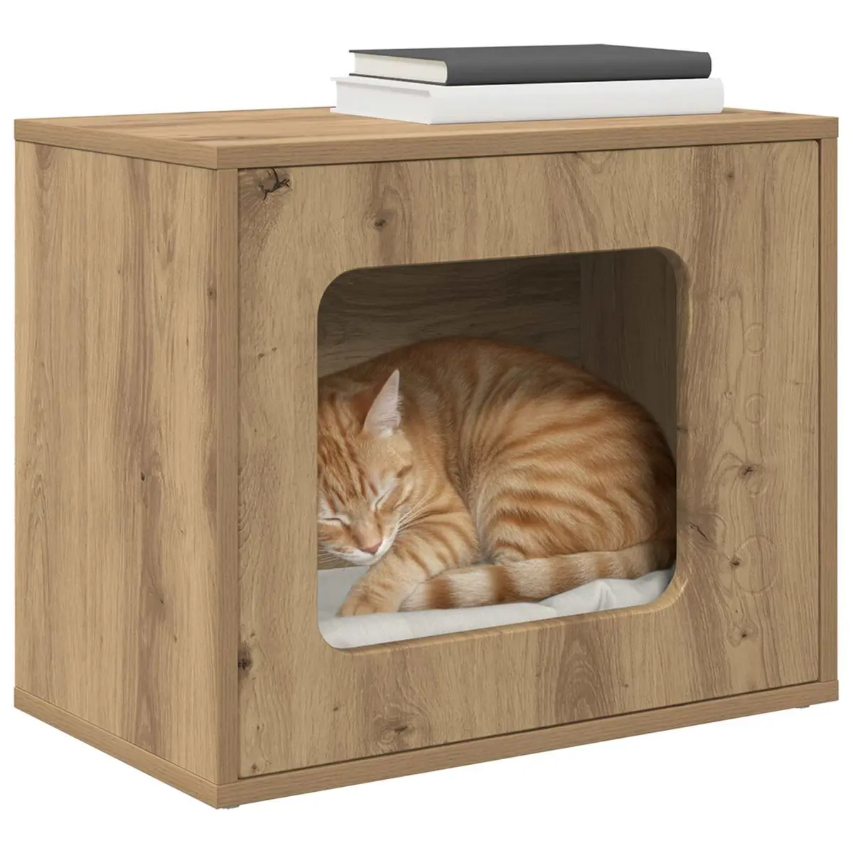 Cat House Indoor Use Rectangular 51 x 30 x 42.5 cm