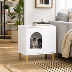 Cat House Dimensions: 51 x 30 x 52 cm - Engineered Wood