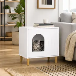 Cat House Dimensions: 51 x 30 x 52 cm - Engineered Wood