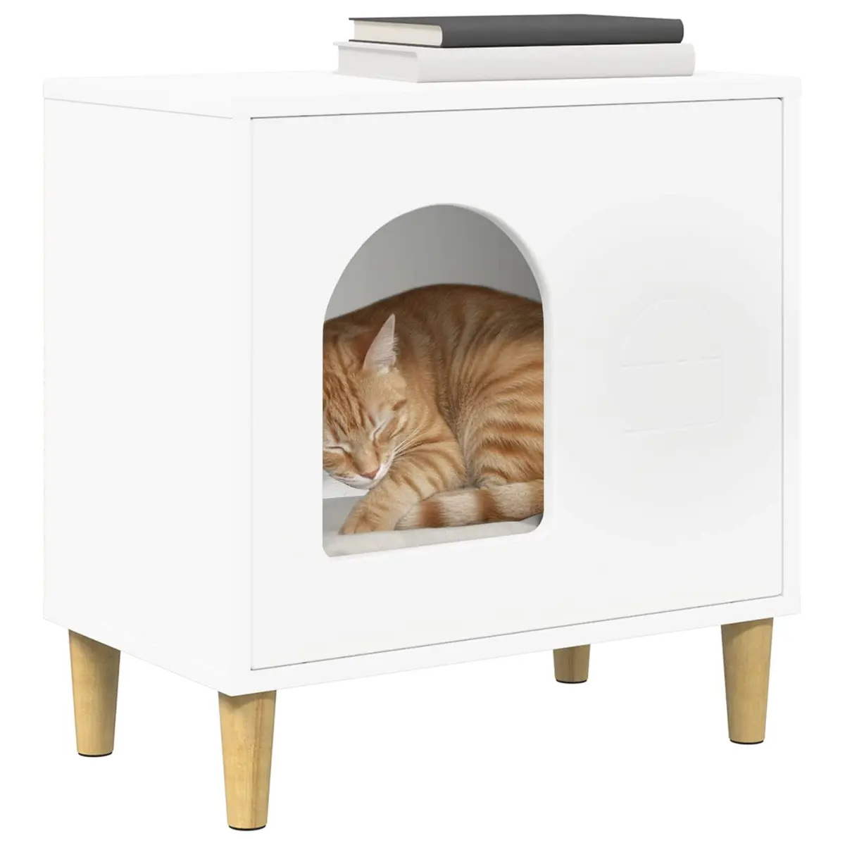 Cat House Indoor White 51 x 30 x 52 cm