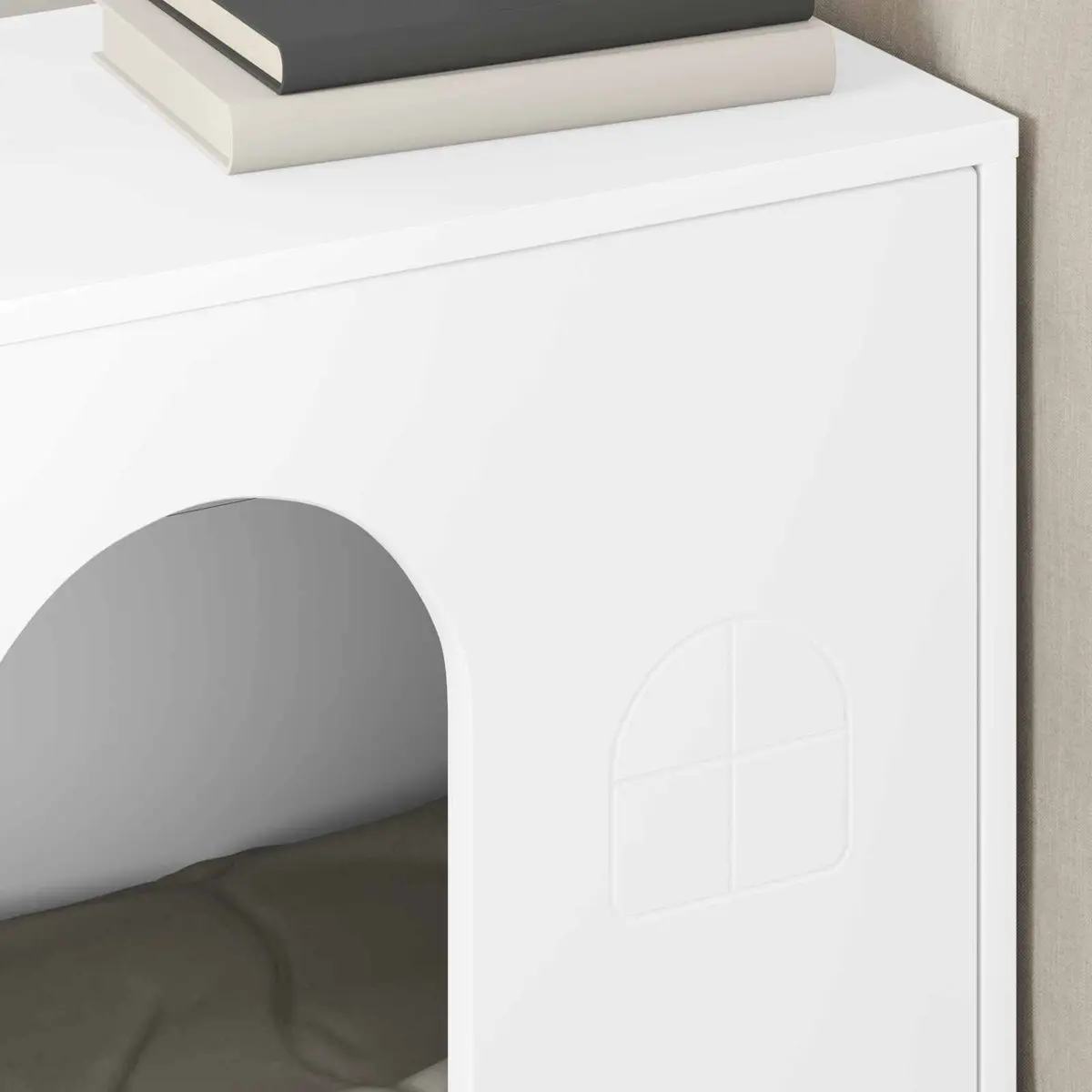 Cat House Indoor White 51 x 30 x 52 cm
