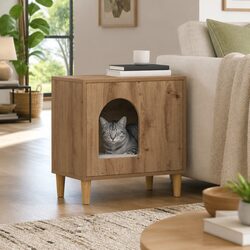 Cat House Specifications: 51 x 30 x 52 cm, Brown