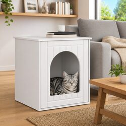 Cat House Made of Engineered Wood - 53x52x62 cm