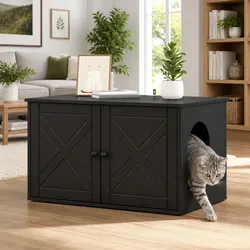 Cat House Dimensions: 85x55x50.5cm in Engineered Wood