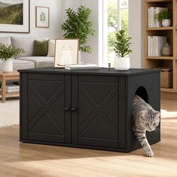 Cat House Dimensions: 85x55x50.5cm in Engineered Wood