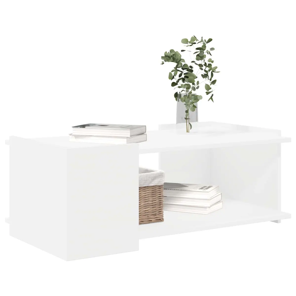 Coffee Table White 90 x 50 x 33 cm for Living Rooms
