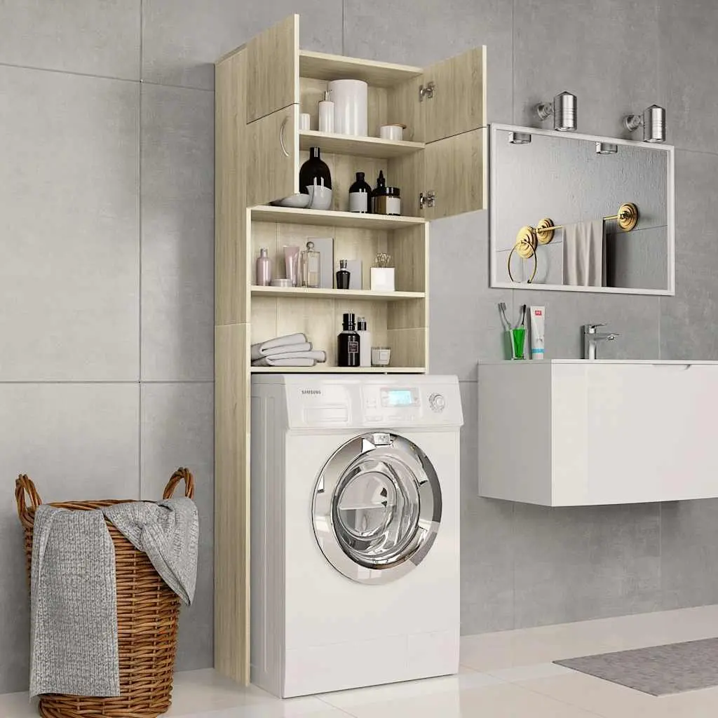 Washing Machine Cabinet in Sonoma Oak