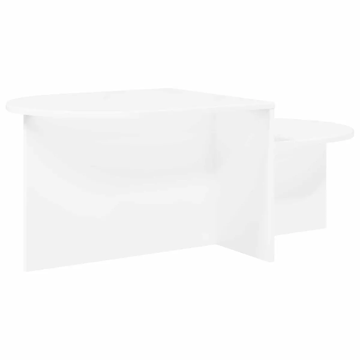 White Coffee Table 100 x 50 x 40 cm
