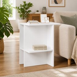Dimensions and Features of Modern White Coffee Table