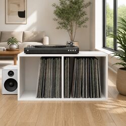 Dimensions-Optimized White Vinyl Storage Box