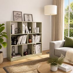 Specifications of Sonoma Oak 8 Compartment Book Cabinet