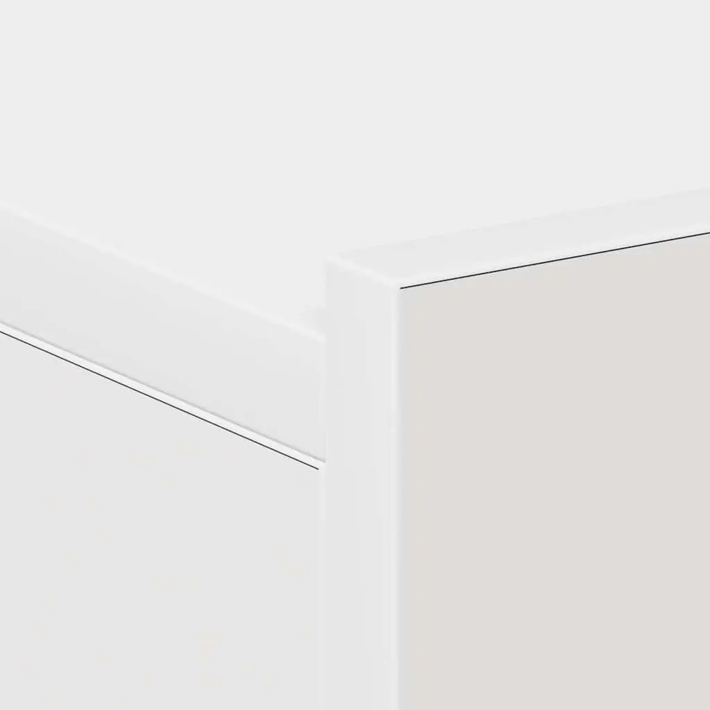 Floating Bedside Table White Wall-Mounted Nightstand Storage Drawer Compact