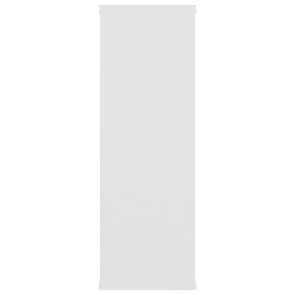 Wall Shelves White 104x20x58.5 cm Open Compartments Storage Display Floating